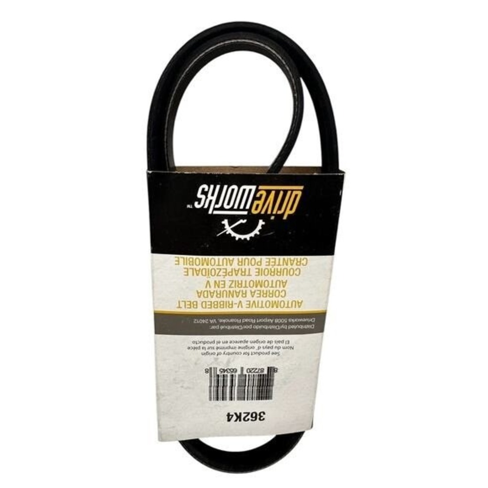 Driveworks 362K4 Serpentine‎ Automotive V-Ribbed Belt #362K4